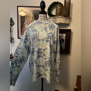 QVC Candace Cameron Bure floral top 2Xl